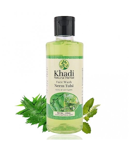 Khadi Natural Neem & Tulsi Face Wash-210 ml